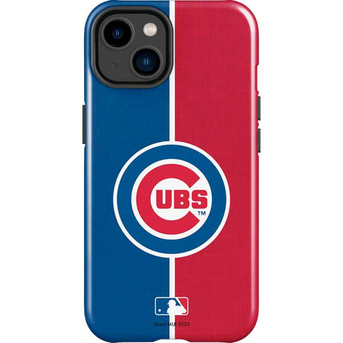 MLB Chicago Cubs Split iPhone 15 Plus Impact Case