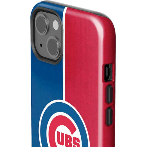 MLB Chicago Cubs Split iPhone 15 Plus Impact Case