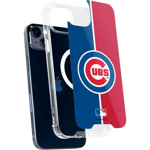 MLB Chicago Cubs Split iPhone 15 Plus MagSafe Case