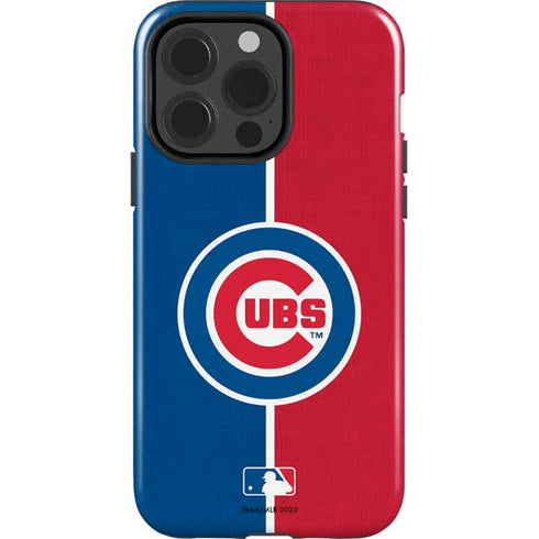MLB Chicago Cubs Split iPhone 15 Pro Impact Case