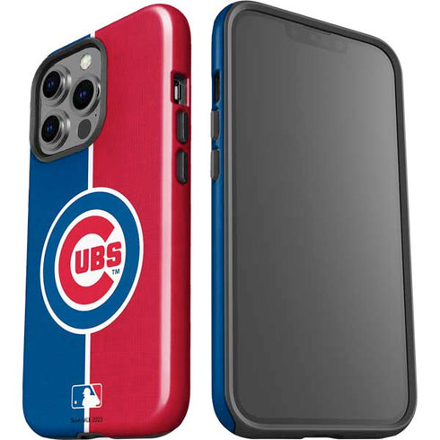 MLB Chicago Cubs Split iPhone 15 Pro Impact Case