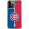 MLB Chicago Cubs Split iPhone 14 Pro Max Clear Case