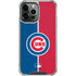 MLB Chicago Cubs Split iPhone 14 Pro Max Clear Case