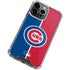 MLB Chicago Cubs Split iPhone 15 Pro Max Clear Case