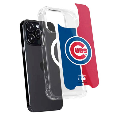MLB Chicago Cubs Split iPhone 15 Pro Max MagSafe Case