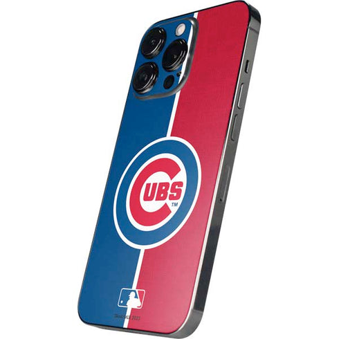 MLB Chicago Cubs Split iPhone 14 Pro Skin