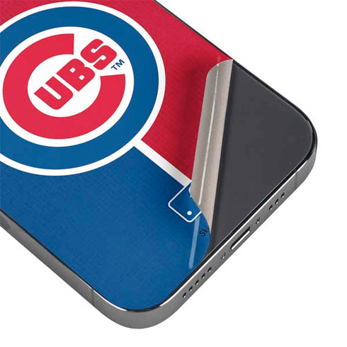 MLB Chicago Cubs Split iPhone 14 Pro Skin