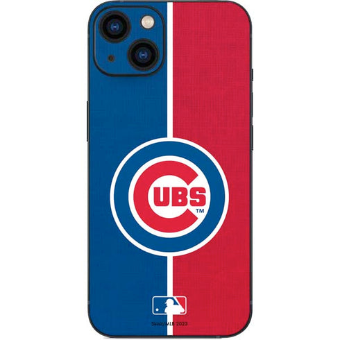 MLB Chicago Cubs Split iPhone 14 Skin