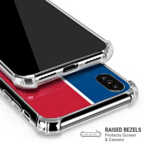 MLB Chicago Cubs Split iPhone XS Max Clear Case