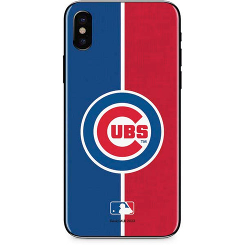 MLB Chicago Cubs Split iPhone XS Max Skin