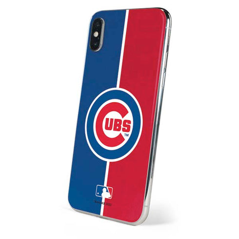 MLB Chicago Cubs Split iPhone XS Skin