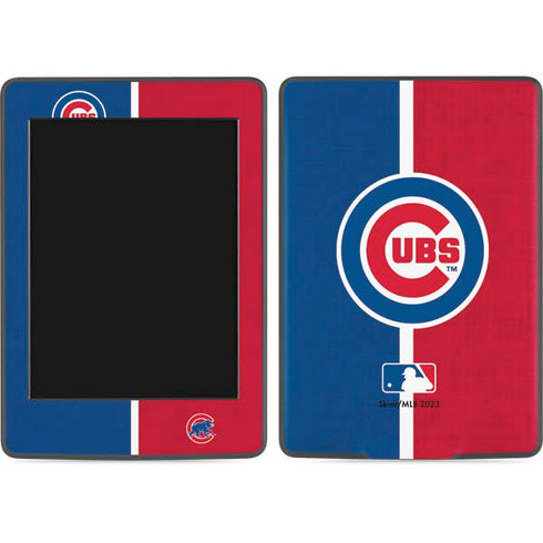 MLB Chicago Cubs Split Amazon Kindle Skin