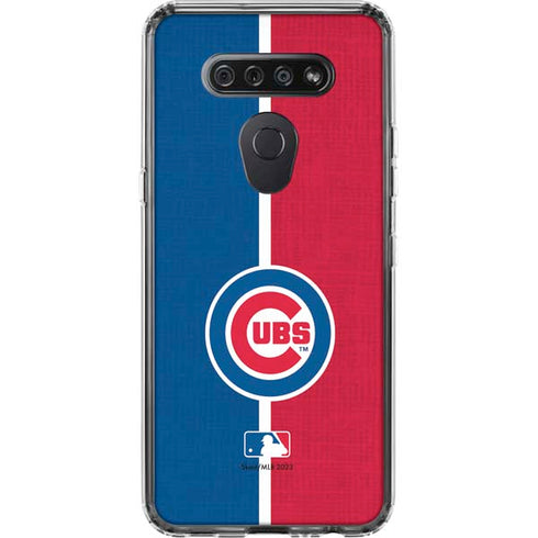 MLB Chicago Cubs Split LG K51/Q51 Clear Case