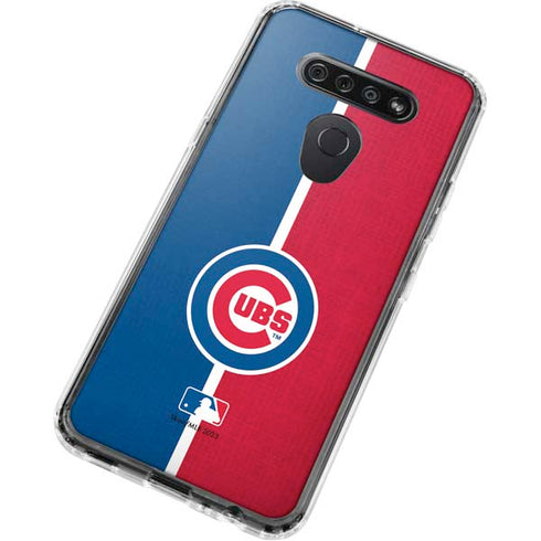 MLB Chicago Cubs Split LG K51/Q51 Clear Case