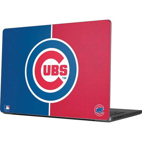 MLB Chicago Cubs Split MacBook Pro 14in (2021-24) Skin