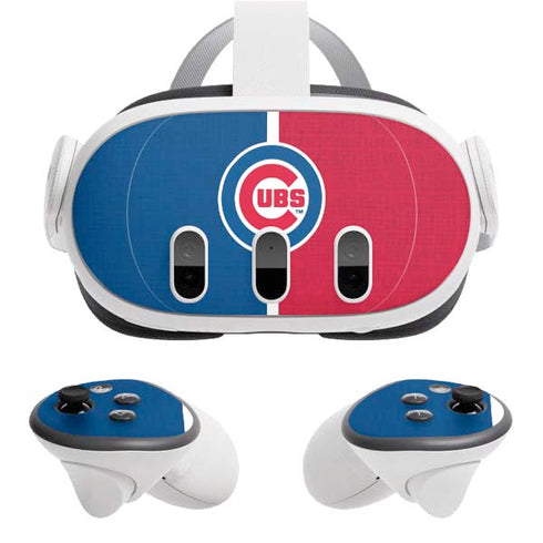 MLB Chicago Cubs Split Meta Quest 3 Skin