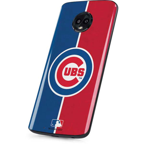 MLB Chicago Cubs Split Moto G6 Skin