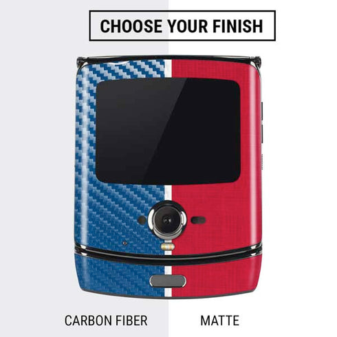 MLB Chicago Cubs Split Motorola RAZR Skin