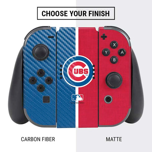 MLB Chicago Cubs Split Nintendo Switch Bundle Skin