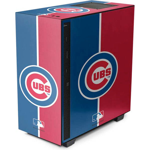 MLB Chicago Cubs Split NZXT H510 Compact ATX Mid-Tower Case Skin