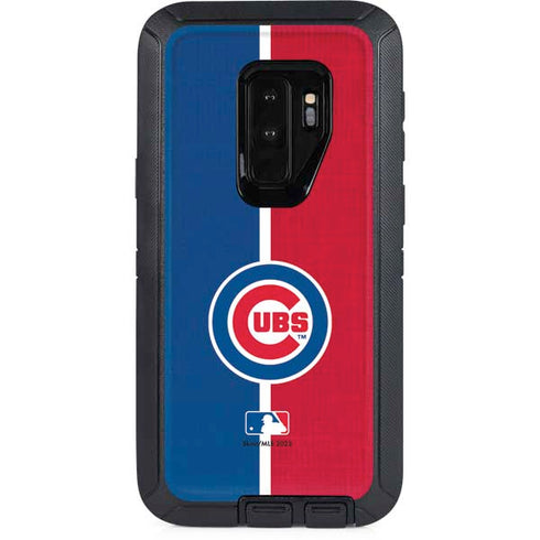 MLB Chicago Cubs Split Otterbox Defender Galaxy Skin