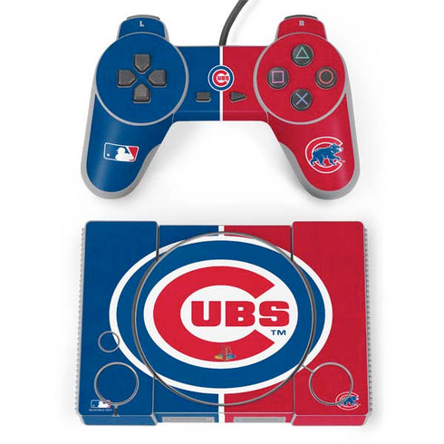 MLB Chicago Cubs Split PlayStation Classic Bundle Skin