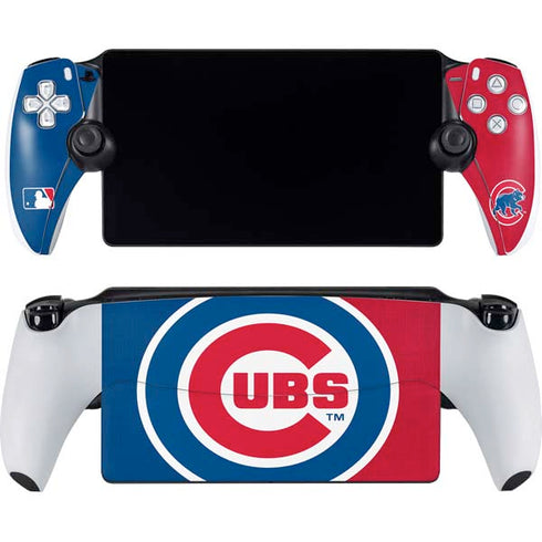 MLB Chicago Cubs Split PlayStation Portal Remote Player Skin