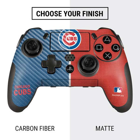 MLB Chicago Cubs Split PlayStation Scuf Vantage 2 Controller Skin