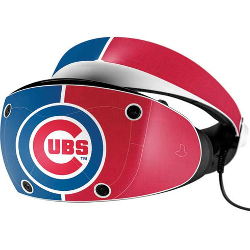 MLB Chicago Cubs Split PlayStation VR2 Skin