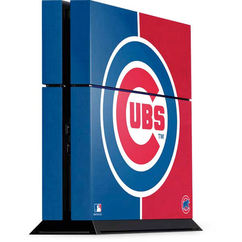 MLB Chicago Cubs Split PS4 Console Skin
