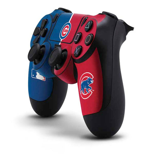 MLB Chicago Cubs Split PS4 Controller Skin