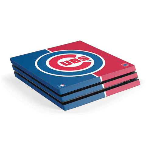 MLB Chicago Cubs Split PS4 Pro Console Skin