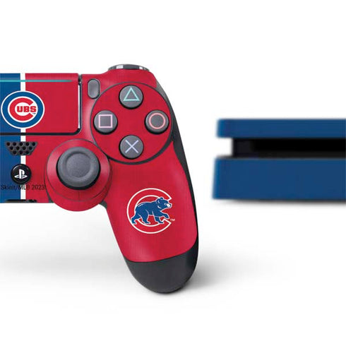 MLB Chicago Cubs Split PS4 Slim Bundle Skin