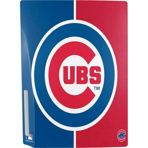 MLB Chicago Cubs Split PS5 Console Skin