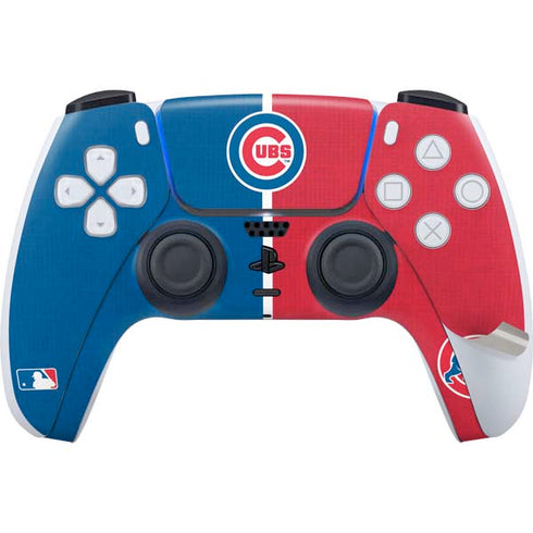 MLB Chicago Cubs Split PS5 Controller Skin
