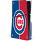 MLB Chicago Cubs Split PS5 Slim Disk Console Skin