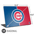 MLB Chicago Cubs Split Universal Laptop 18in (14.6 x 10.6in) Skin