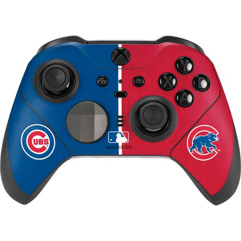MLB Chicago Cubs Split Xbox Elite Wireless Controller Series 2 Skin