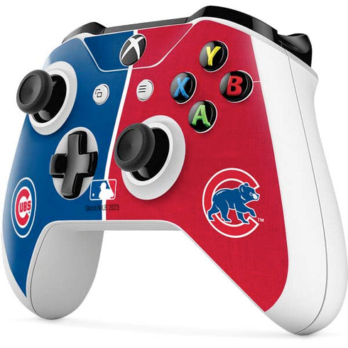 MLB Chicago Cubs Split Xbox One S Controller Skin