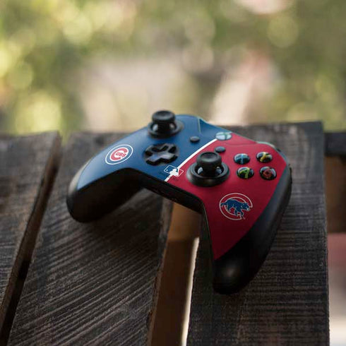 MLB Chicago Cubs Split Xbox One S Controller Skin