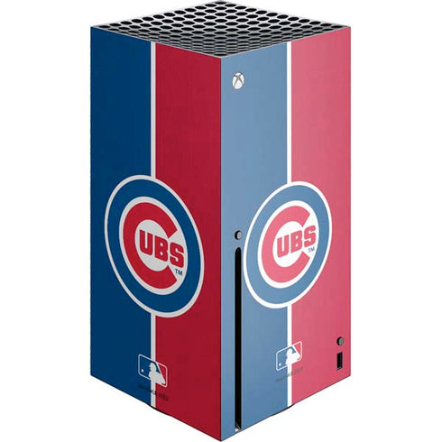 MLB Chicago Cubs Split Xbox Series X Console Skin