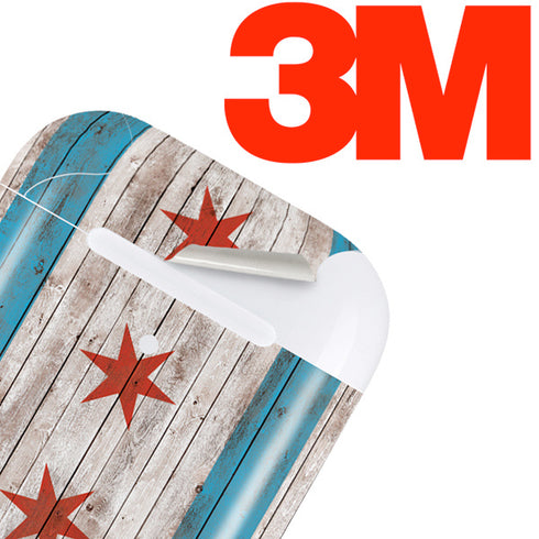 Chicago Flag Dark Wood Apple AirPods 2 Skin