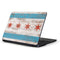 Chicago Flag Dark Wood Samsung Chromebook Skin