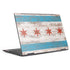 Chicago Flag Dark Wood HP Envy Skin