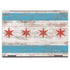 Chicago Flag Dark Wood HP Envy Skin