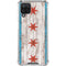 Chicago Flag Dark Wood Galaxy A12 Clear Case