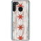 Chicago Flag Dark Wood Galaxy A21 Clear Case