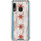 Chicago Flag Dark Wood Galaxy A30 Clear Case