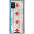 Chicago Flag Dark Wood Galaxy A51 5G Clear Case