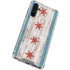 Chicago Flag Dark Wood Galaxy A54 5G Clear Case